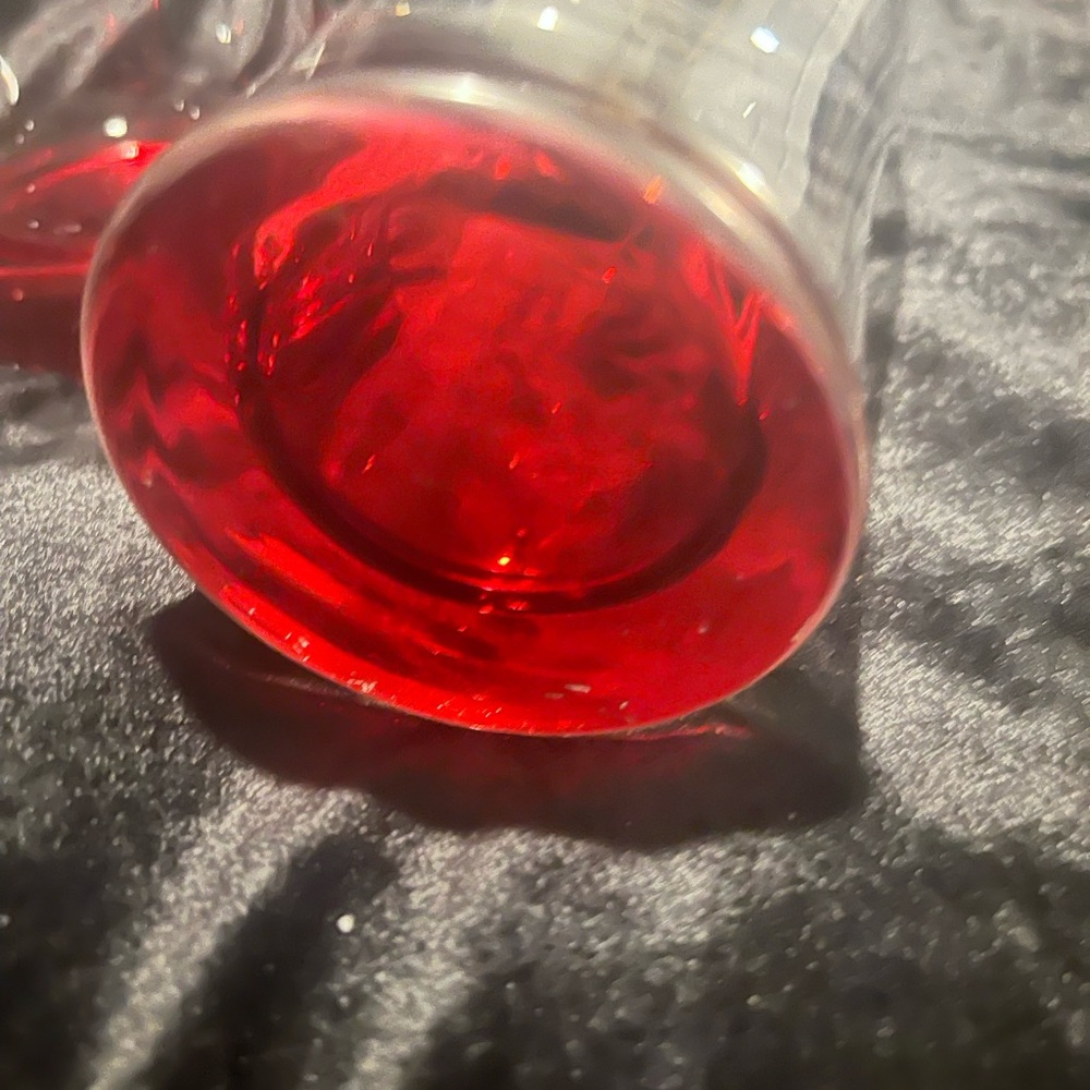 Red Glass Set - Picture 7 of 9